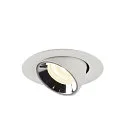 SLV Plafonnier encastré NUMINOS GIMBLE XS, chrome, blanche