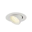 SLV Plafonnier encastré NUMINOS GIMBLE XS, blanche
