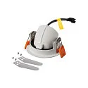 SLV Plafonnier encastré NUMINOS GIMBLE XS, blanche