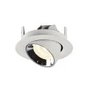 SLV Plafonnier encastré NUMINOS GIMBLE XS, chrome, blanche