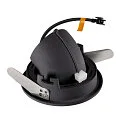 SLV Plafonnier encastré NUMINOS GIMBLE S, noir 