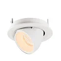 SLV Plafonnier encastré NUMINOS GIMBLE S, blanche