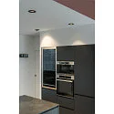 SLV Plafonnier encastré NUMINOS GIMBLE S, noir 