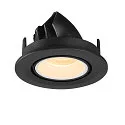 SLV LED Ceiling recessed luminaire NUMINOS® GIMBLE S, 3000K, 40°, black/white