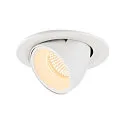 LED Ceiling recessed luminaire NUMINOS® GIMBLE S, 3000K, 40°, white