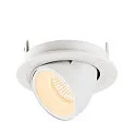 SLV Plafonnier encastré NUMINOS GIMBLE S, blanche