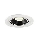 SLV Plafonnier encastré NUMINOS GIMBLE S, noir , blanche