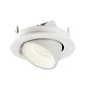 SLV Plafonnier encastré NUMINOS GIMBLE S, blanche