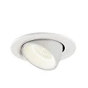 SLV Plafonnier encastré NUMINOS GIMBLE S, blanche
