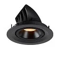 SLV Plafonnier encastré NUMINOS GIMBLE M, noir 