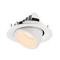 SLV Plafonnier encastré NUMINOS GIMBLE M, blanche