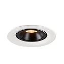 SLV Plafonnier encastré NUMINOS GIMBLE M, noir , blanche