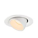 SLV Plafonnier encastré NUMINOS GIMBLE M, blanche