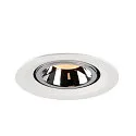 SLV Plafonnier encastré NUMINOS GIMBLE M, chrome, blanche