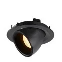 SLV Plafonnier encastré NUMINOS GIMBLE M, noir 