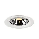 SLV Plafonnier encastré NUMINOS GIMBLE M, chrome, blanche