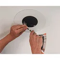 SLV Plafonnier encastré NUMINOS GIMBLE M, chrome, blanche