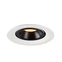 SLV Plafonnier encastré NUMINOS GIMBLE M, noir , blanche