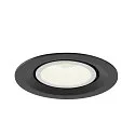 SLV Plafonnier encastré NUMINOS GIMBLE M, noir , blanche
