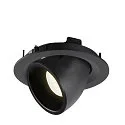SLV Plafonnier encastré NUMINOS GIMBLE M, noir 
