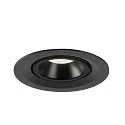 SLV Plafonnier encastré NUMINOS GIMBLE M, noir 