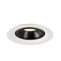 SLV Plafonnier encastré NUMINOS GIMBLE M, noir , blanche