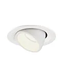 SLV Plafonnier encastré NUMINOS GIMBLE M, blanche