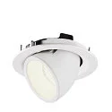 SLV Plafonnier encastré NUMINOS GIMBLE M, blanche