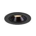 SLV Plafonnier encastré NUMINOS GIMBLE L, noir 