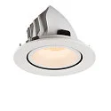 SLV Plafonnier encastré NUMINOS GIMBLE L, blanche