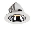 SLV Plafonnier encastré NUMINOS GIMBLE L, chrome, blanche