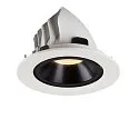 SLV Plafonnier encastré NUMINOS GIMBLE L, noir , blanche