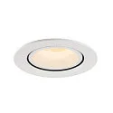 SLV Plafonnier encastré NUMINOS GIMBLE L, blanche