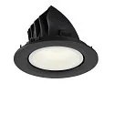 SLV Plafonnier encastré NUMINOS GIMBLE L, noir , blanche