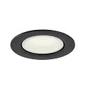 SLV Plafonnier encastré NUMINOS GIMBLE L, noir , blanche