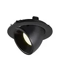 SLV Plafonnier encastré NUMINOS GIMBLE L, noir 