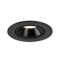 SLV Plafonnier encastré NUMINOS GIMBLE L, noir 