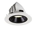 SLV Plafonnier encastré NUMINOS GIMBLE L, noir , blanche