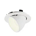 SLV LED Ceiling recessed luminaire NUMINOS® GIMBLE L, 4000K, 55°, white