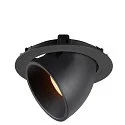 SLV Plafonnier encastré NUMINOS GIMBLE XL, noir 