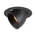 Plafonnier encastré NUMINOS GIMBLE XL, noir 