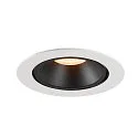 SLV Plafonnier encastré NUMINOS GIMBLE XL, noir , blanche