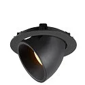 SLV Plafonnier encastré NUMINOS GIMBLE XL, noir 