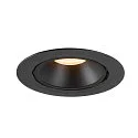 SLV Plafonnier encastré NUMINOS GIMBLE XL, noir 