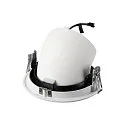SLV LED Ceiling recessed luminaire NUMINOS® GIMBLE XL, 3000K, 40°, white/black