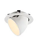 SLV Plafonnier encastré NUMINOS GIMBLE XL, blanche