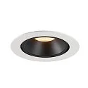 SLV Plafonnier encastré NUMINOS GIMBLE XL, noir , blanche