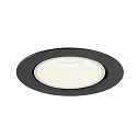 SLV Plafonnier encastré NUMINOS GIMBLE XL, noir , blanche