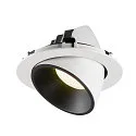 SLV Plafonnier encastré NUMINOS GIMBLE XL, noir , blanche