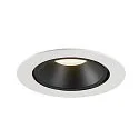 SLV Plafonnier encastré NUMINOS GIMBLE XL, noir , blanche